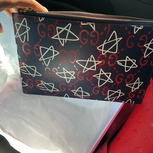 gucci ghost clutch
